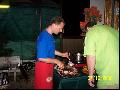 Es gab Barbecue und Schwein am Grill
