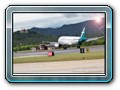 Silk Air, Erstlandung auf Koh Samui