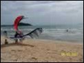 Kitesurfen in Koh Samui, am Lipa Noi Beach im Juli 2007