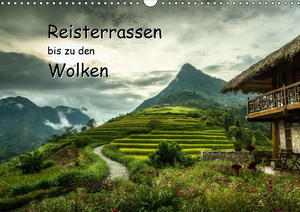 Reisterrassen bis zu den Wolken