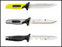 Technisub Messer: RAZOR 152x30x5 + PROFESSIONAL 140x30x5 + TOOL 140x30x5